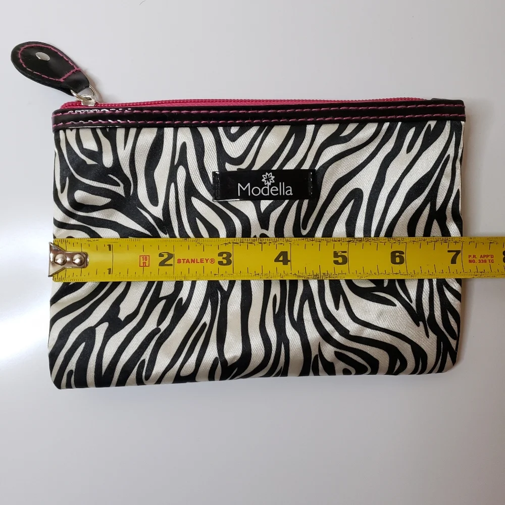Small Zebra Cosmetic Bag